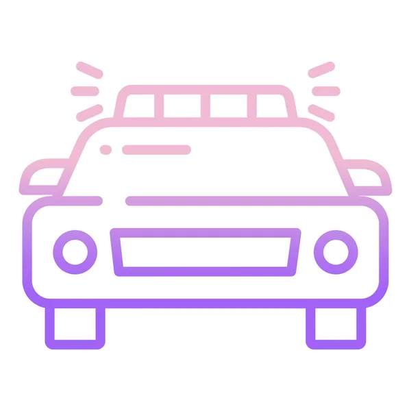 Icono Vector Coche Moderno Diseño Simple — Vector de stock