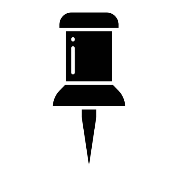 Pin Symbol Vektor Abbildung — Stockvektor