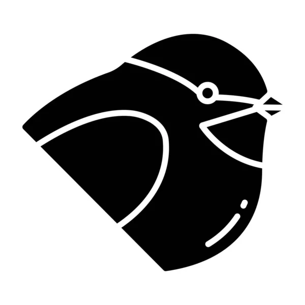 Vector Icono Diseño Pájaro Gorrión — Vector de stock