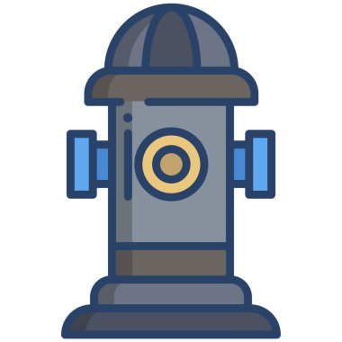 Yangın musluğu. Basit illüstrasyon