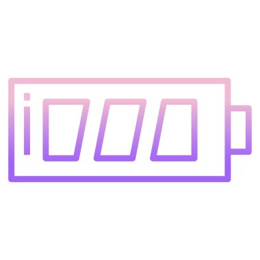 Pil. Web simgesi basit tasarım