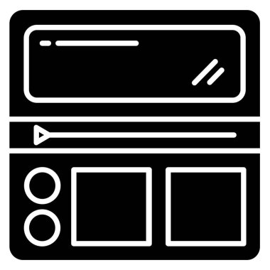 seo modern simgesinin vektör illüstrasyonu