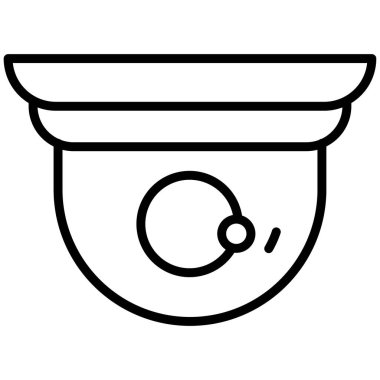 Kamera. Web simgesi basit illüstrasyon  