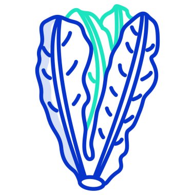 taze yeşil yaprak vektör illüstrasyonu