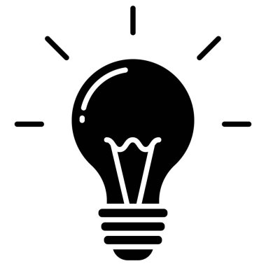 ampul. vektör çizim