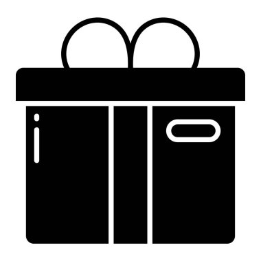 Hediye ikonu vektörü. Hediye vektör simgesi. doğum günü hediyesi