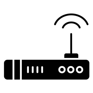 Yönlendirici. Web simgesi basit illüstrasyon