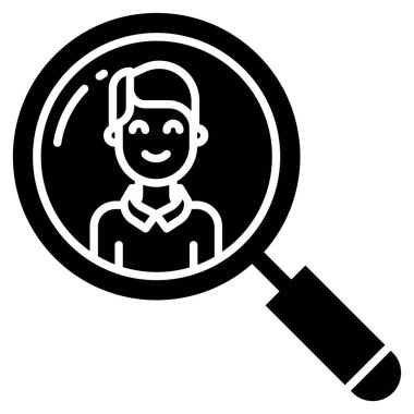 Basit vektör simgesi, Arama konsepti