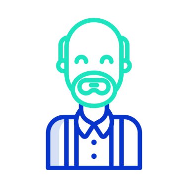 avatar simgesi web vektör çizimi