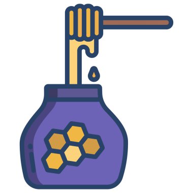 Tatlım. Web simgesi basit illüstrasyon