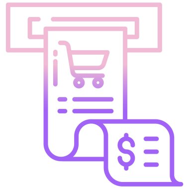 Yazar kasa. Basit resimleme