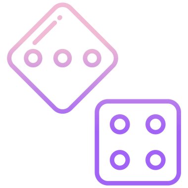 zar. Web simgesi basit illüstrasyon 