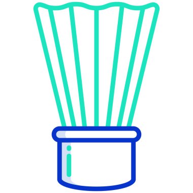 Basit vektör simgesi, tıraş aracının illüstrasyonu