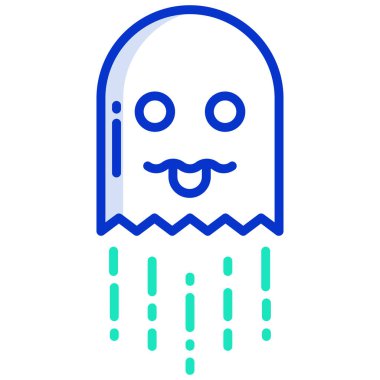 hayalet vektör resimleme arkaplanı 