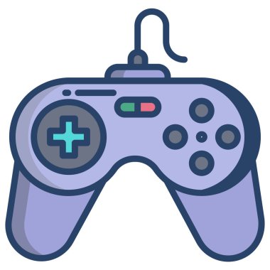 oyun konsepti iyonu, vektör illüstrasyonu 