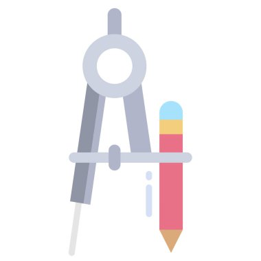 Pusula. Web simgesi basit illüstrasyon 