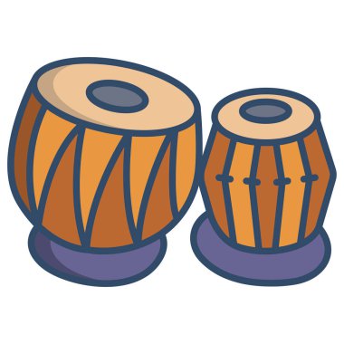 Tabla basit simge, vektör illüstrasyonu