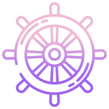 Gemi. Web simgesi basit illüstrasyon