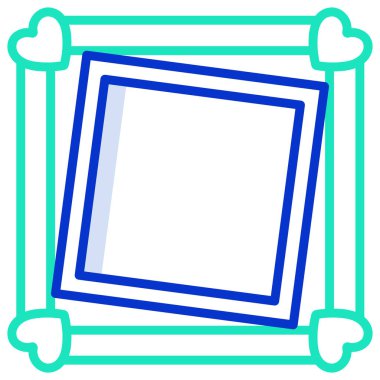 çerçeve simge vektör çizim 