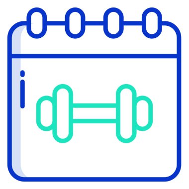 Randevu. Web simgesi basit illüstrasyon