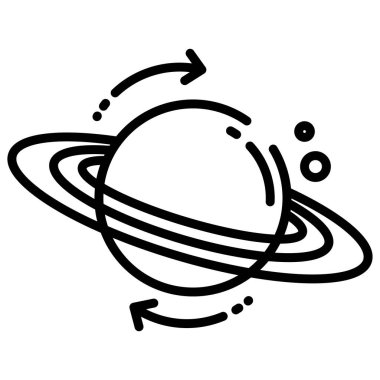 Basit vektör simgesi, astrofiziğin çizimi