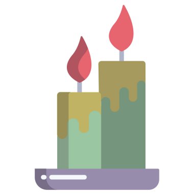 Mumlar. Web simgesi basit tasarım