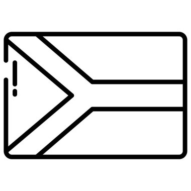 Bayrak. Web simgesi basit tasarım 