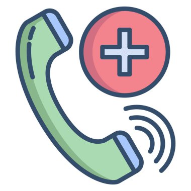 Çağrı merkezi ikon vektör illüstrasyonu 