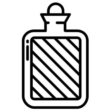 Noel 'de. Web simgesi basit illüstrasyon