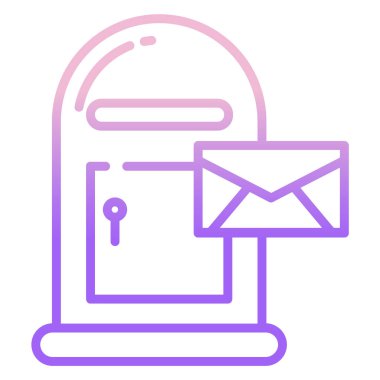 posta simgesi, vektör illüstrasyonu 