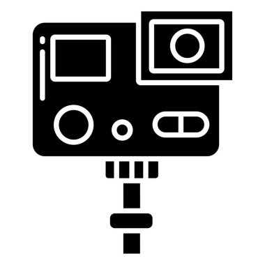 Kamera. Web simgesi basit illüstrasyon  