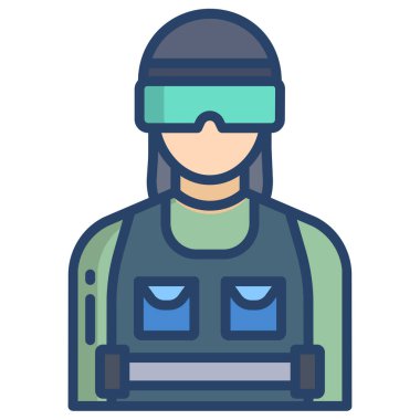 Dalgıç. Web simgesi vektör illüstrasyonu