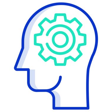 Beyaz arkaplanda basit bir vektör simgesi düşünülüyor