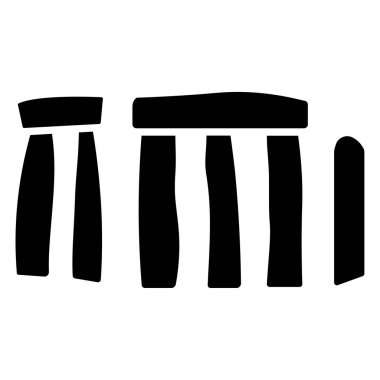 Basit vektör simgesi, Stonehenge illüstrasyonu