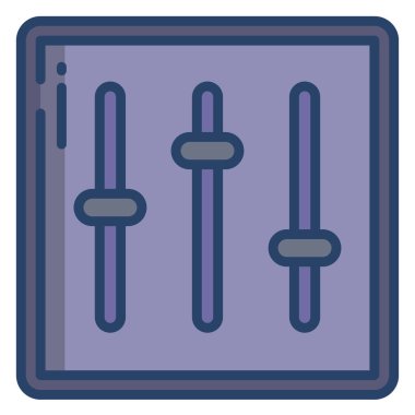 Basit vektör simgesi, Ayarlamanın illüstrasyonu