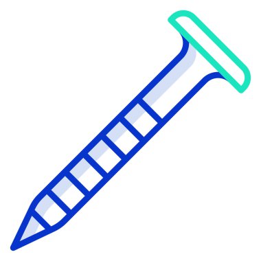 Kalem. Web simgesi vektör illüstrasyonu