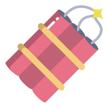 Dinamit simge vektör çizim 