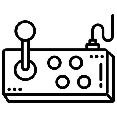 Oyun kolu. Web simgesi basit illüstrasyon