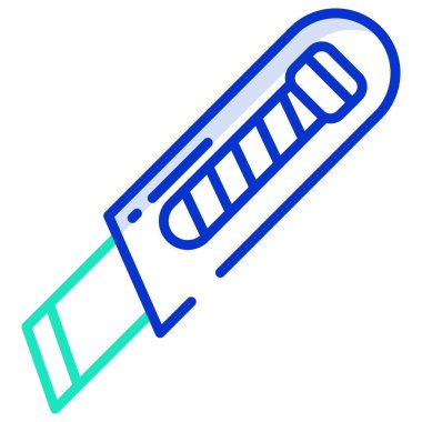 Kesici. Web simgesi basit illüstrasyon