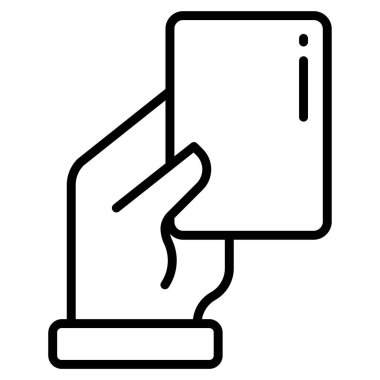 Basit vektör simgesi, Amonestation illüstrasyonu