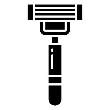 Tıraş bıçağı. Basit vektör illüstrasyonu