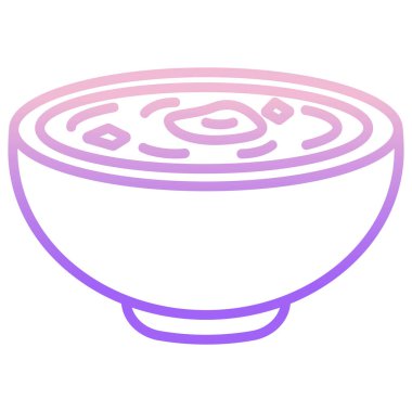 Basit vektör simgesi, Borscht kâsesinin çizimi