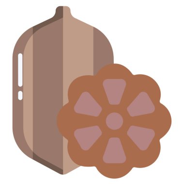 Ananas. Web simgesi basit illüstrasyon