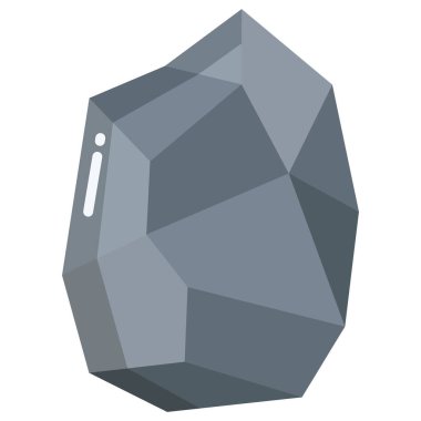 Kaya simgesinin vektör illüstrasyonu