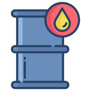 Bir varilin vektör illüstrasyonu