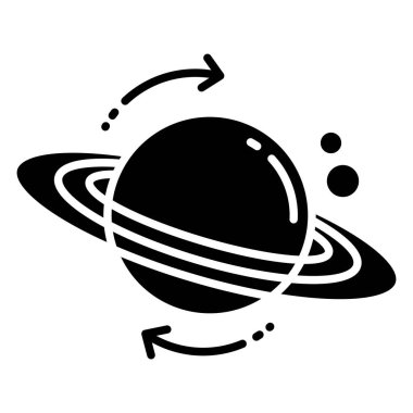 Basit vektör simgesi, astrofiziğin çizimi