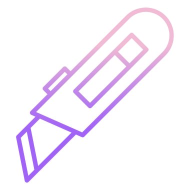 Kesici. Web simgesi basit illüstrasyon