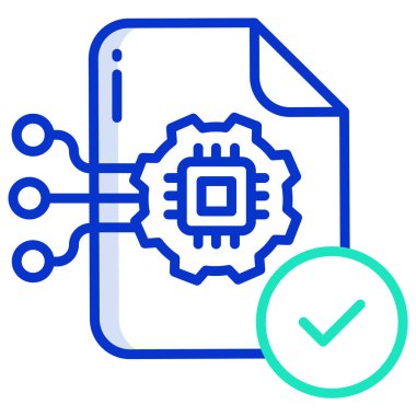 belge web simgesi, vektör illüstrasyonu   