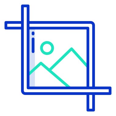 Basit vektör simgesi, Kırpma resminin çizimi