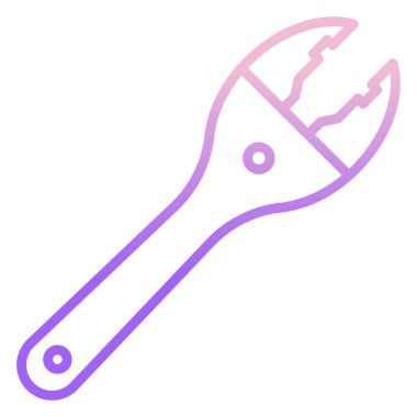 Basit vektör simgesi, anahtar illüstrasyonu